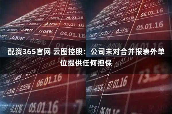 配资365官网 云图控股：公司未对合并报表外单位提供任何担保